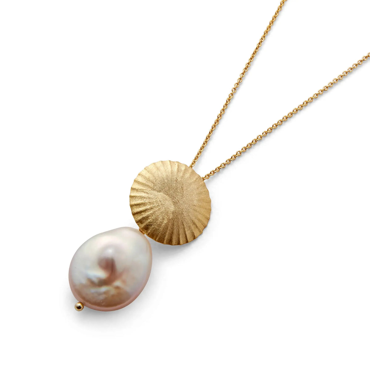 Concha Pearl Drop Pendant - Image #4