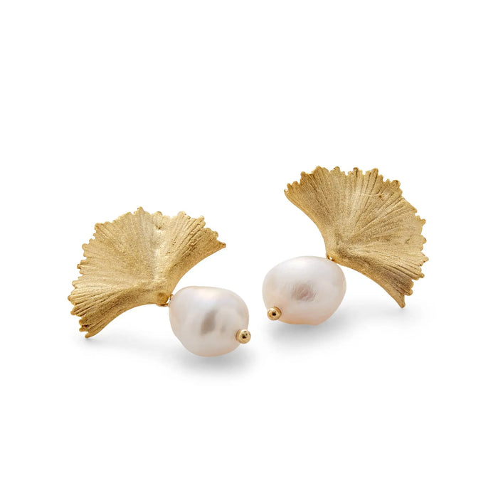 Flor Pearl Drop Earrings - Image #8