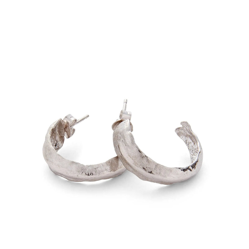 Tosca Large Gold Hoops - Image #10