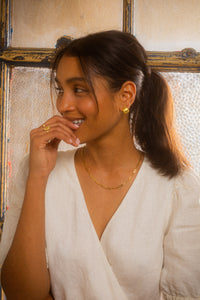 Mimeo Gold-Plated Silver Small Clips Necklace