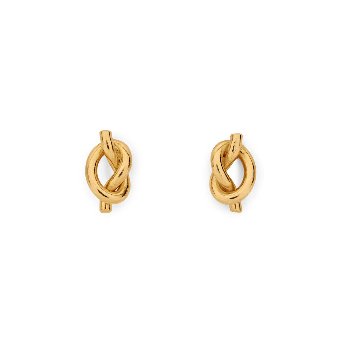 Atou Gold Knot Studs - Image #6