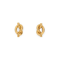 Atou Gold Knot Studs - Image #6