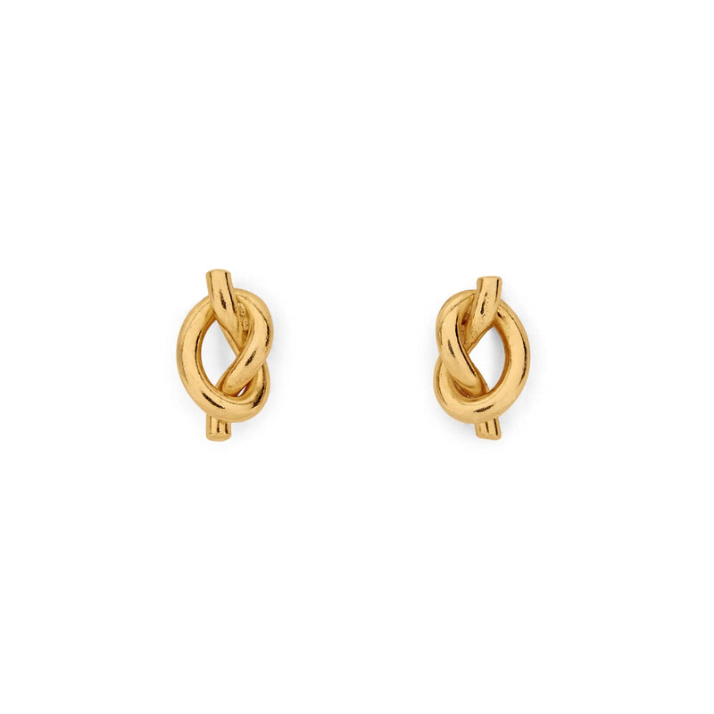 Atou Gold Knot Studs - Image #6